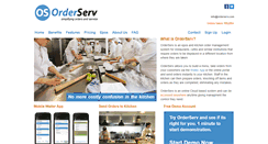 Desktop Screenshot of orderserv.com